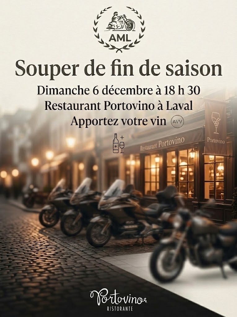 Souper de fin de saison 2026 de l'AML !